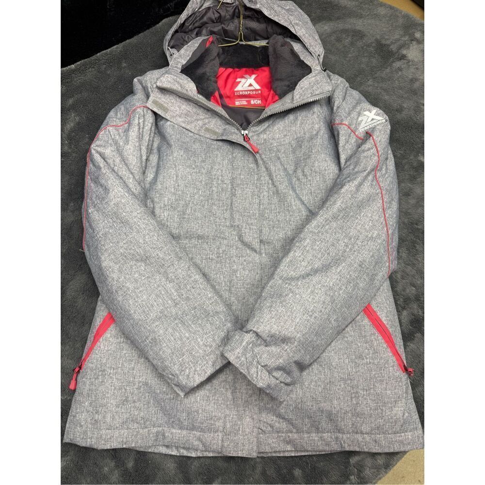 ZeroXposur Grey and red 2-in-1 ski parka in great shape! Women’s small.  #skiing